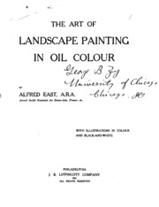 تحميل كتاب فن رسم المناظر الطبيعية باللون الزيتي Pdf